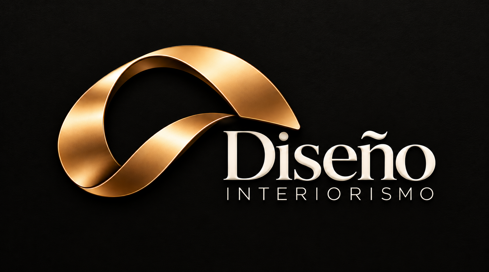 Logotipo horizontal de Diseño e Interiorismo.